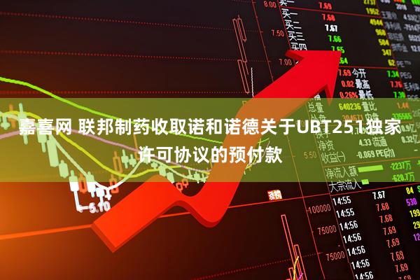 嘉喜网 联邦制药收取诺和诺德关于UBT251独家许可协议的预付款