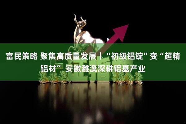 富民策略 聚焦高质量发展丨“初级铝锭”变“超精铝材” 安徽濉溪深耕铝基产业